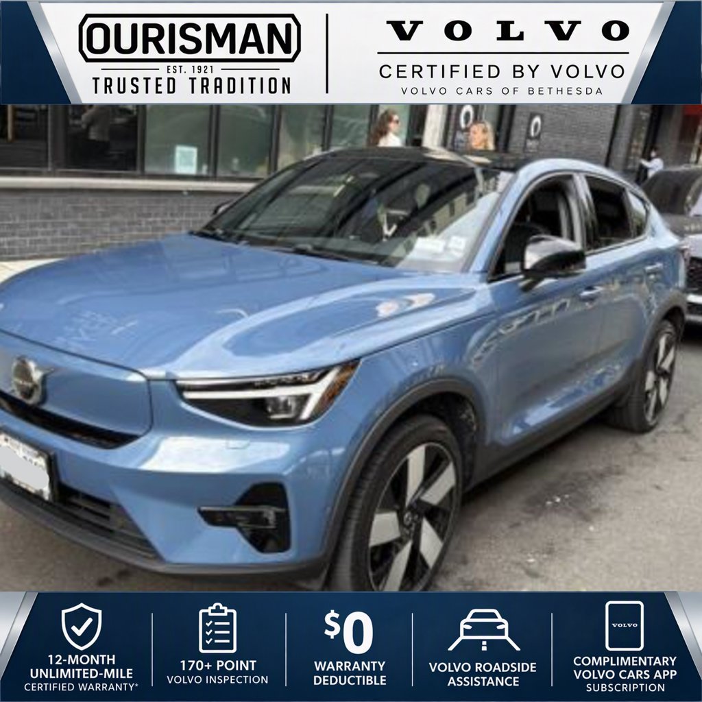 Certified 2023 Volvo C40 Recharge Pure Electric Ultimate SUV