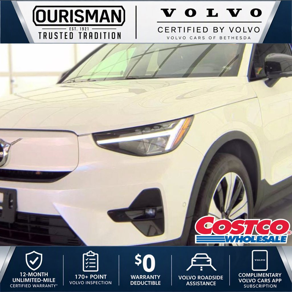 Certified 2023 Volvo C40 Recharge Pure Electric Twin Plus SUV