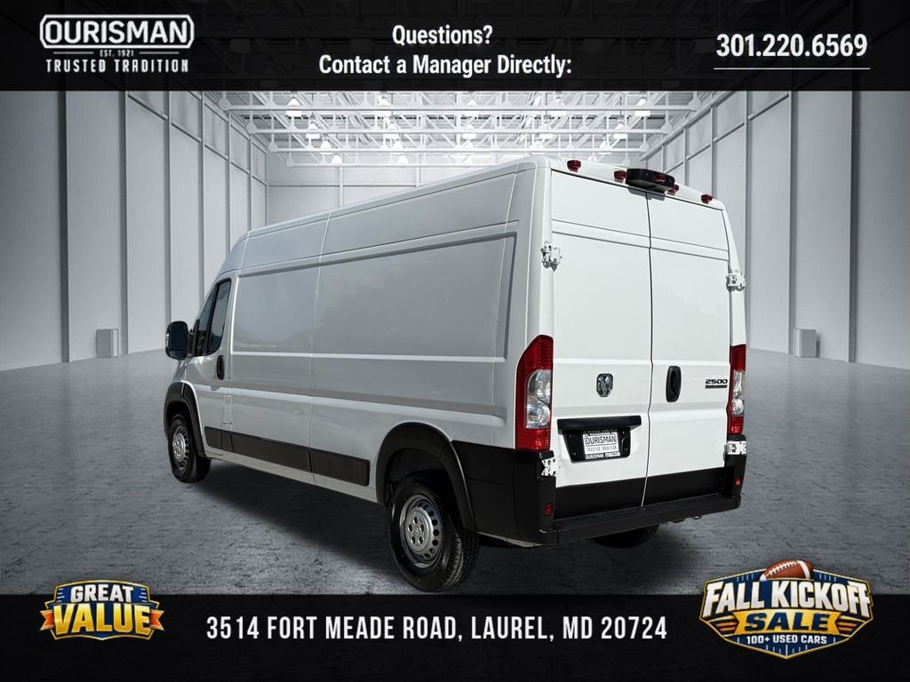 Used 2025 Ram Promaster 2500 High Roof Cargo Van