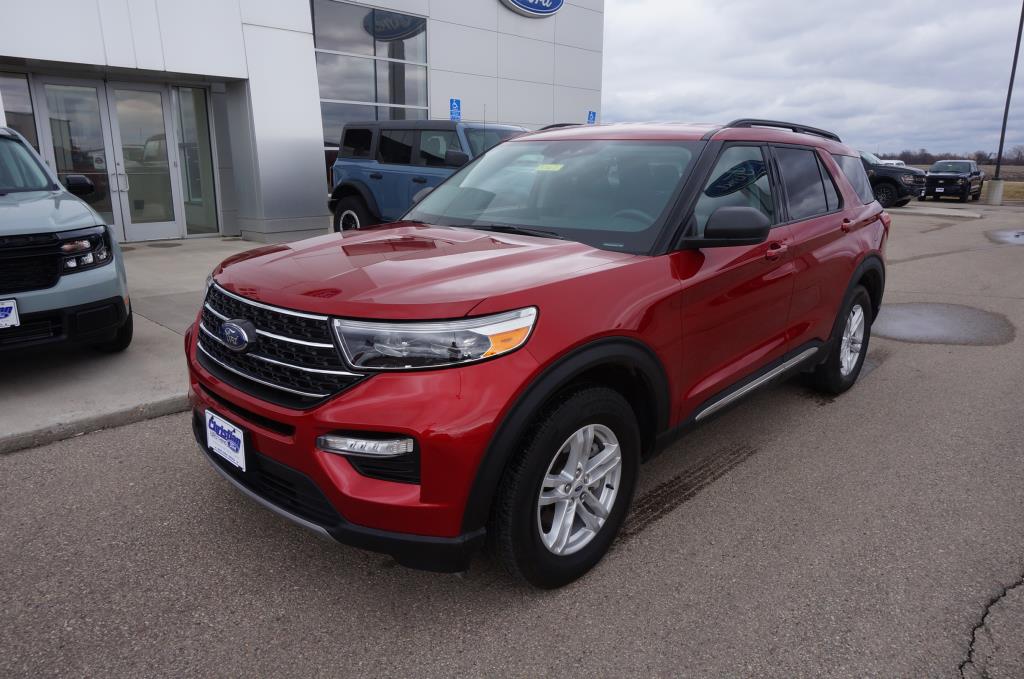 Used 2023 Ford Explorer XLT with VIN 1FMSK8DH0PGA93777 for sale in Crookston, Minnesota