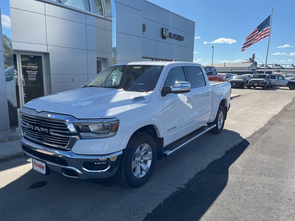 Used 2022 RAM Ram 1500 Pickup Laramie with VIN 1C6SRFJT2NN323624 for sale in Cooperstown, ND