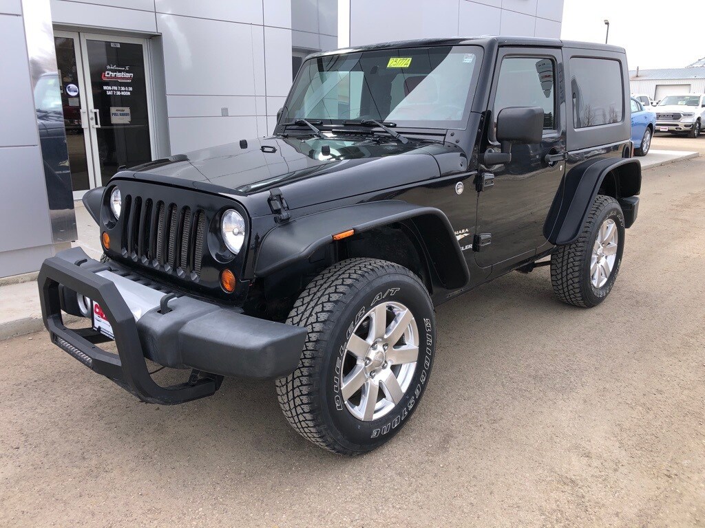 Used 2008 Jeep Wrangler Sahara with VIN 1J4FA54128L537559 for sale in Cooperstown, ND