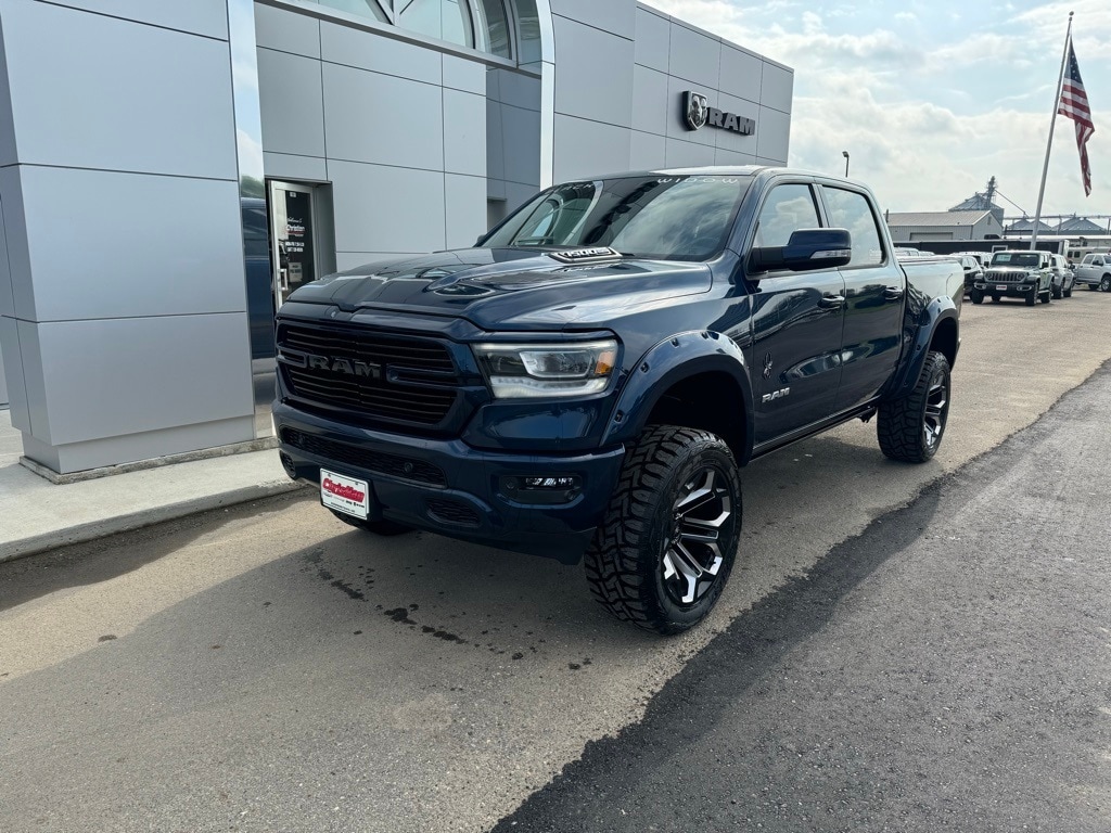 Used 2022 RAM Ram 1500 Pickup Laramie with VIN 1C6SRFJT1NN296755 for sale in Cooperstown, ND