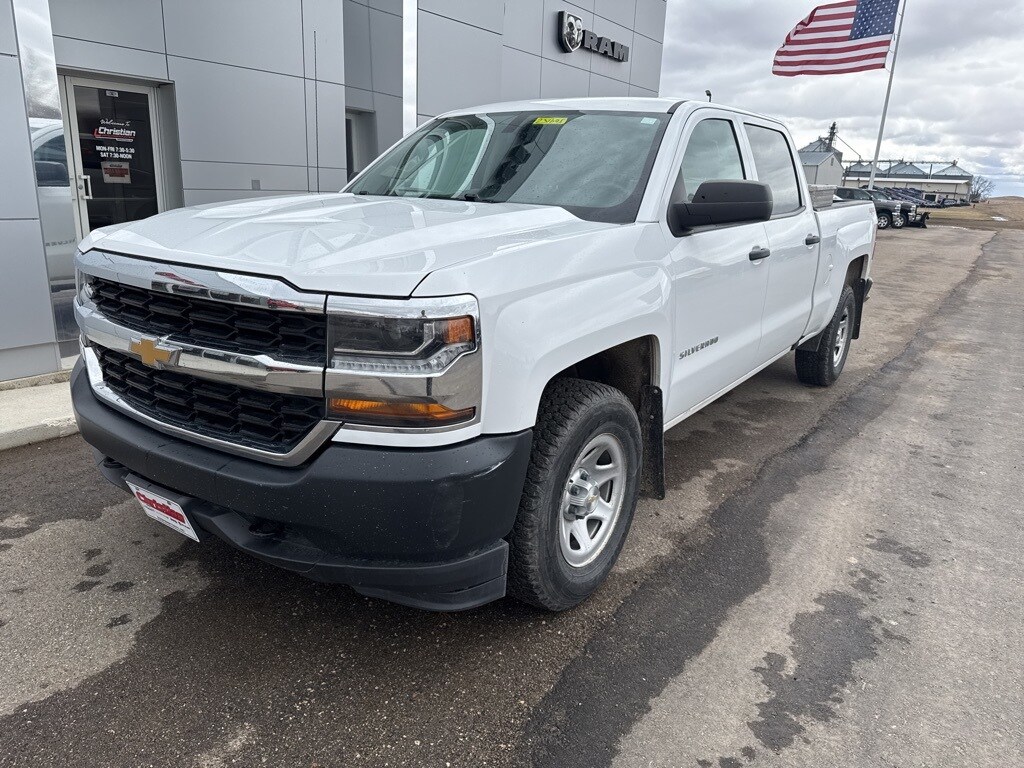 Used 2018 Chevrolet Silverado 1500 Work Truck 1WT with VIN 3GCUKNEC4JG487437 for sale in Cooperstown, ND