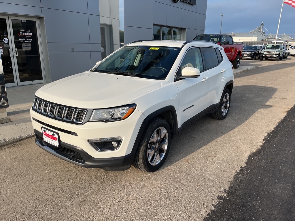 Used 2021 Jeep Compass Limited with VIN 3C4NJDCB3MT524081 for sale in Cooperstown, ND