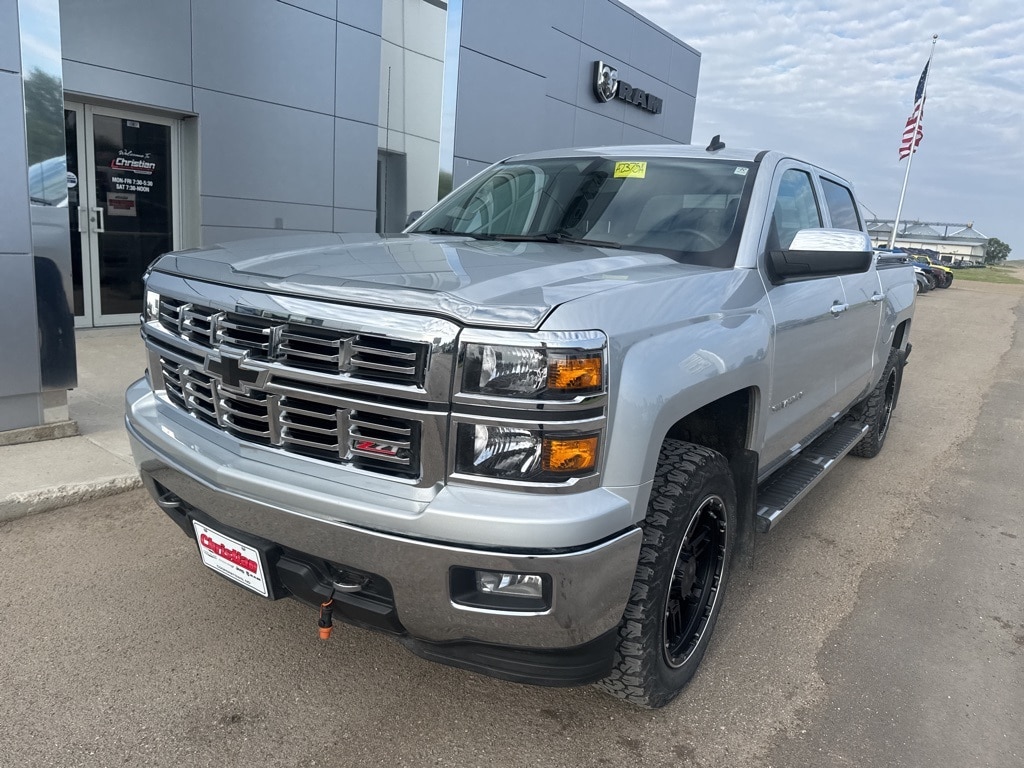 Used 2014 Chevrolet Silverado 1500 LT with VIN 3GCUKREC7EG458477 for sale in Cooperstown, ND