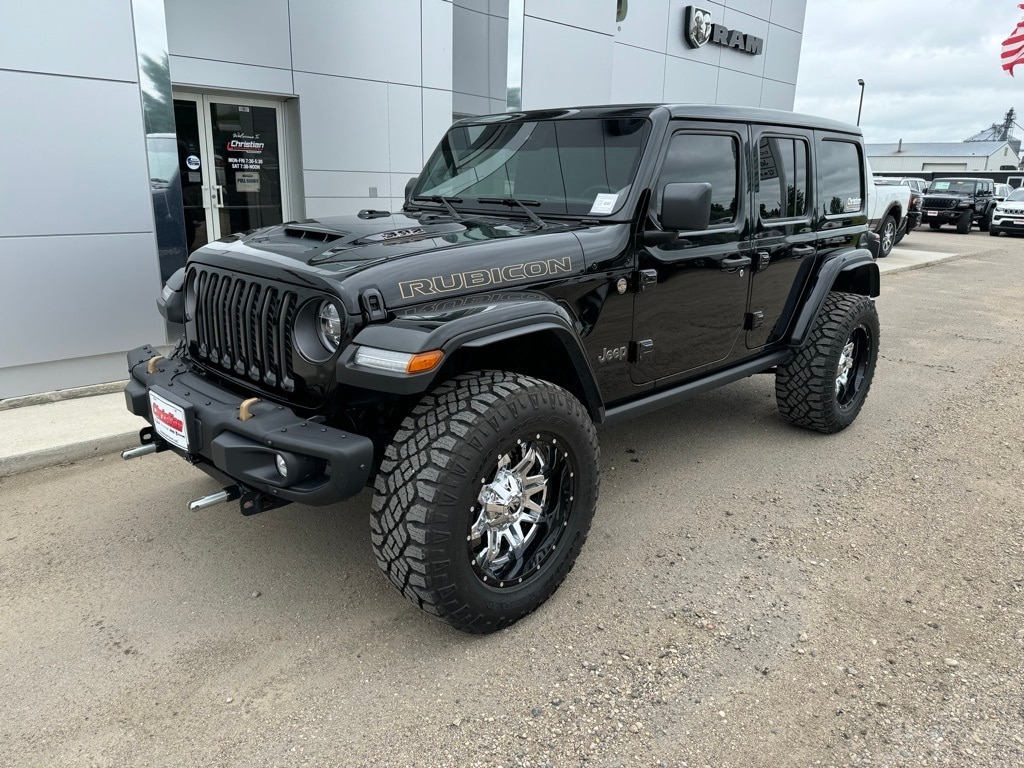 Used 2022 Jeep Wrangler Unlimited Rubicon 392 with VIN 1C4JJXSJ6NW106991 for sale in Cooperstown, ND