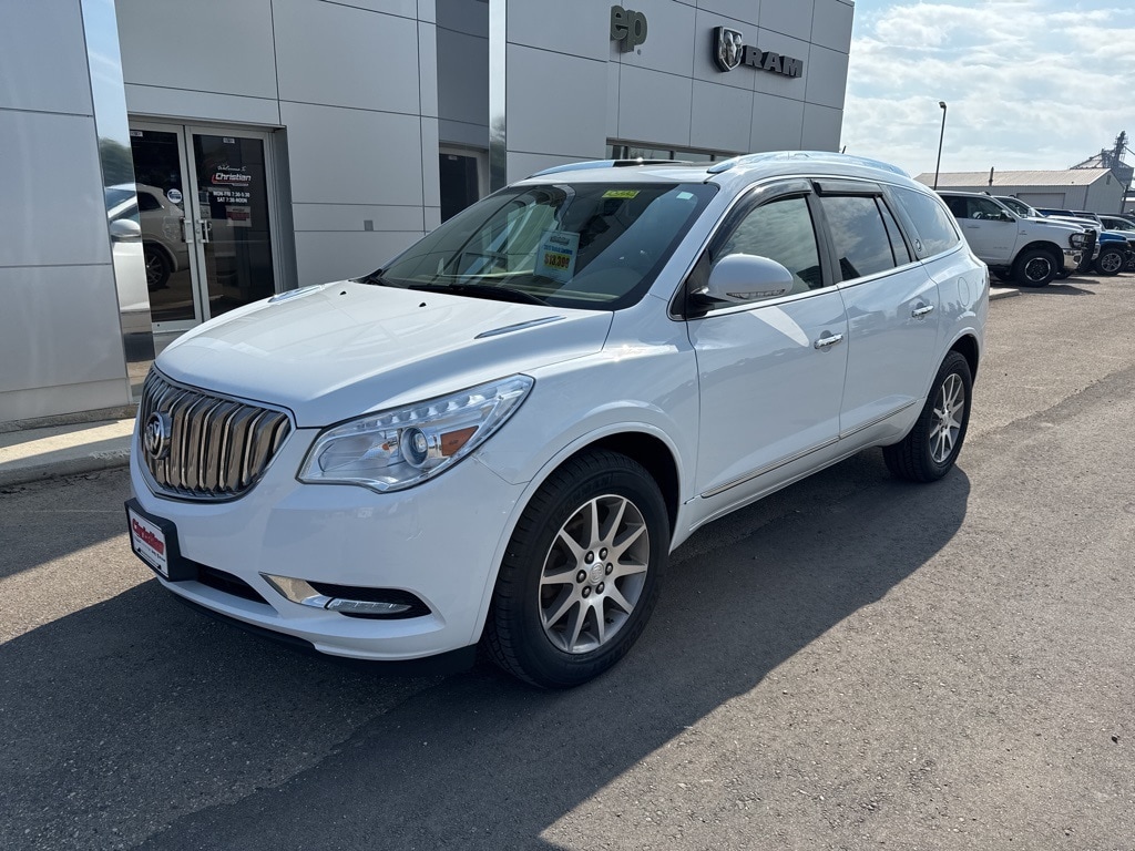 Used 2017 Buick Enclave Leather with VIN 5GAKVBKD0HJ217917 for sale in Cooperstown, ND