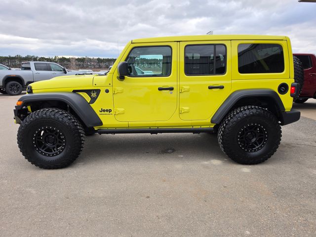 Used 2023 Jeep Wrangler 4-Door Sport S with VIN 1C4HJXDG1PW602834 for sale in Fertile, Minnesota