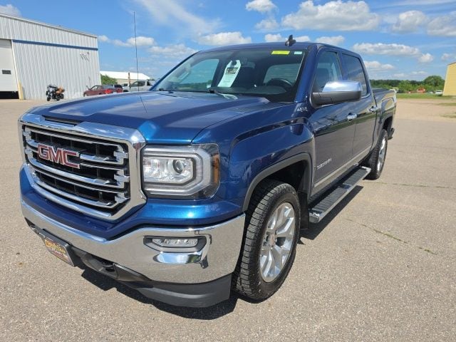 Used 2018 GMC Sierra 1500 SLT with VIN 3GTU2NEC0JG279720 for sale in Fertile, Minnesota