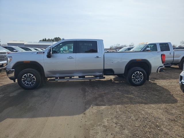 Used 2023 GMC Sierra 3500HD SLT with VIN 1GT49UEY3PF186069 for sale in Fertile, Minnesota