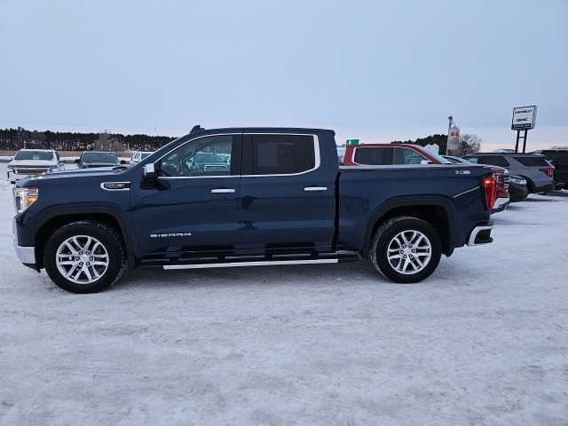 Used 2021 GMC Sierra 1500 SLT with VIN 3GTU9DED8MG179772 for sale in Fertile, Minnesota
