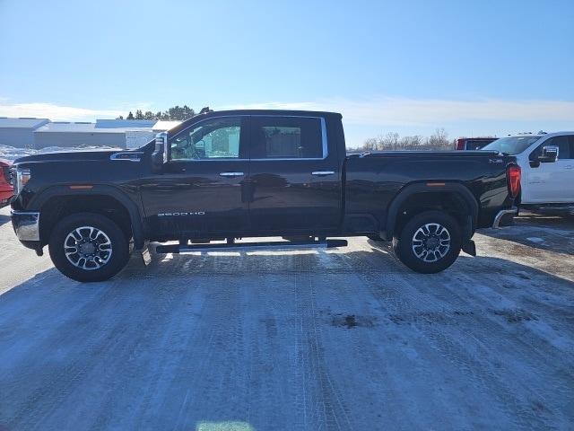 Used 2023 GMC Sierra 2500HD SLT with VIN 1GT49NE74PF189723 for sale in Fertile, Minnesota