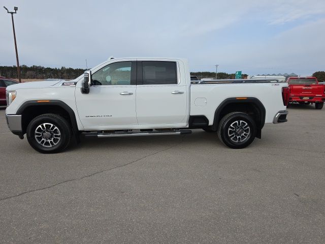 Used 2021 GMC Sierra 2500HD SLT with VIN 1GT49NEY2MF209830 for sale in Fertile, Minnesota