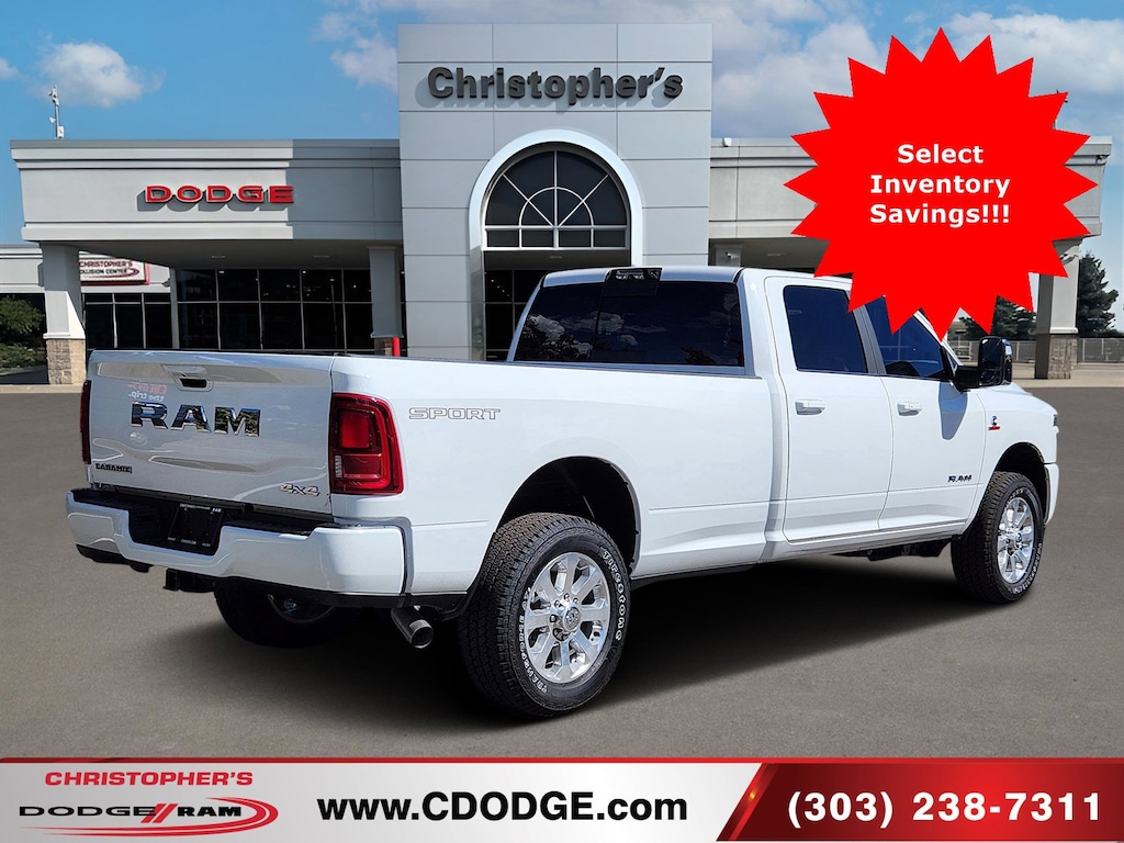 New 2025 Ram 3500 LARAMIE CREW CAB 4X4 8' BOX Pickup