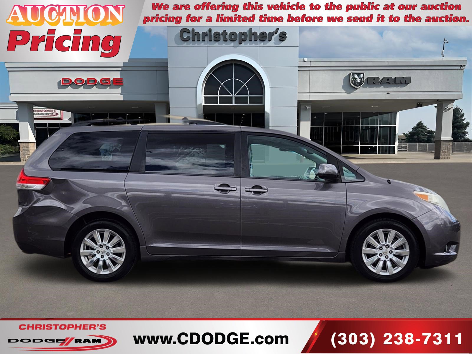 Used 2011 Toyota Sienna XLE with VIN 5TDDK3DC1BS021361 for sale in Golden, CO