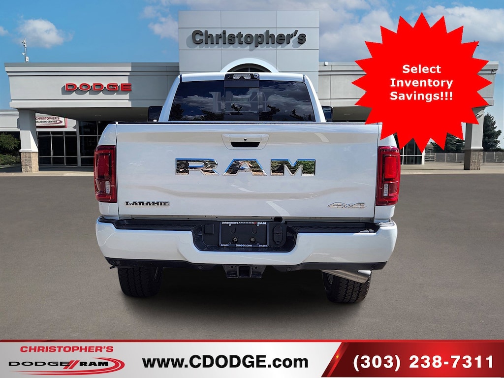 New 2025 Ram 3500 LARAMIE CREW CAB 4X4 8' BOX Pickup