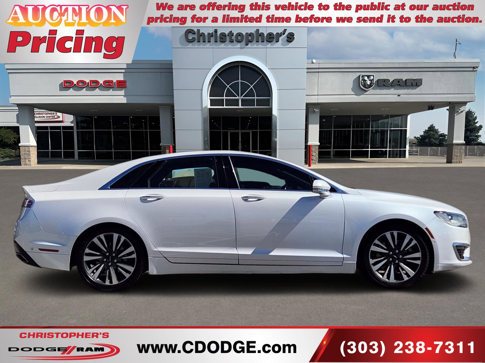 Used 2017 Lincoln MKZ Select with VIN 3LN6L5DC0HR632216 for sale in Golden, CO