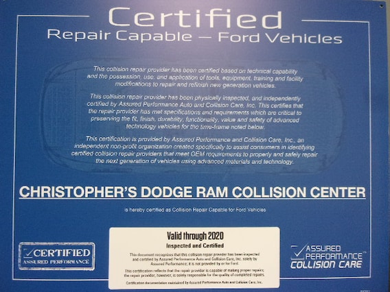 Collision Center | Christopher's Dodge RAM | Denver, CO