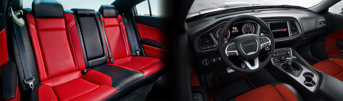 2017 Dodge Charger vs Challenger Interior