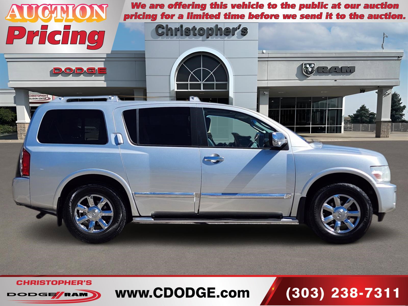 Used 2004 INFINITI QX56 Base with VIN 5N3AA08C44N810226 for sale in Golden, CO