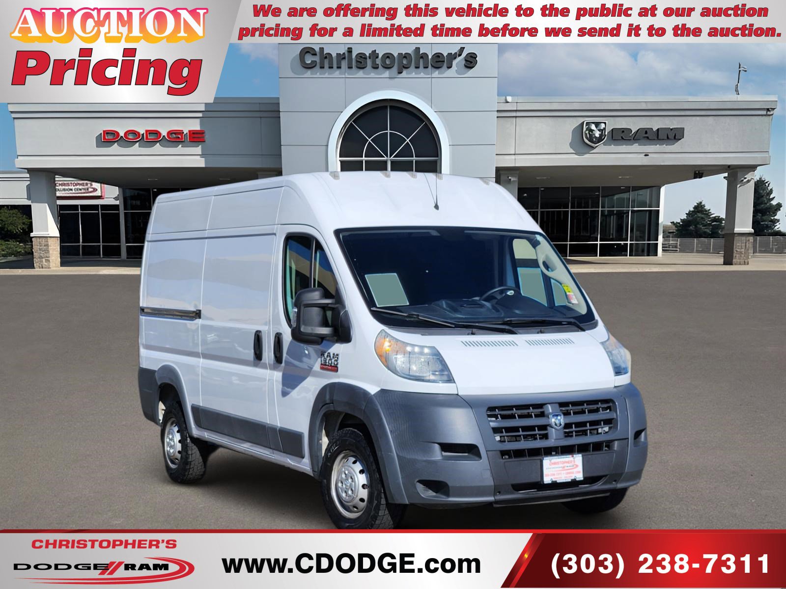 2018 RAM ProMaster Cargo Van Base