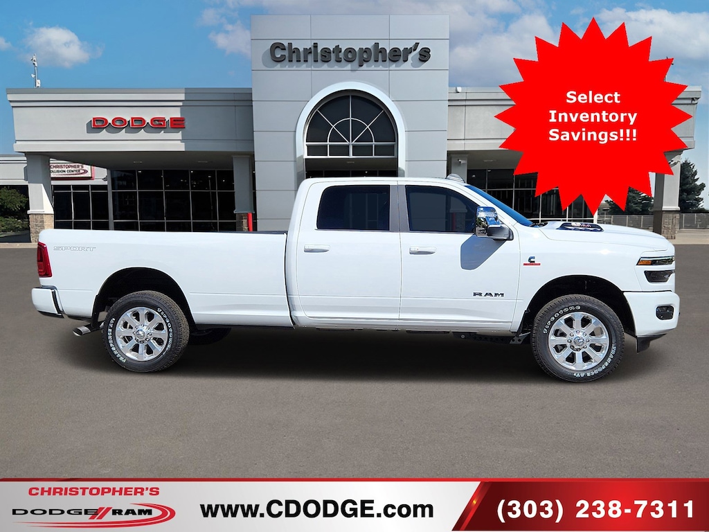 New 2025 Ram 3500 LARAMIE CREW CAB 4X4 8' BOX Pickup