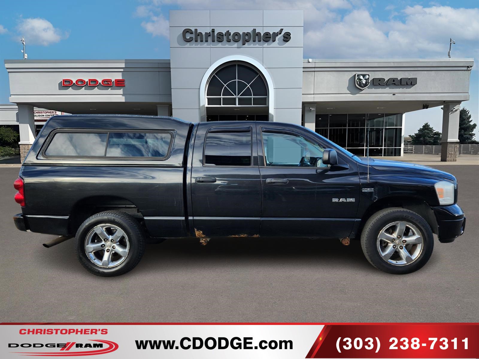Used 2008 Dodge Ram 1500 Pickup SLT with VIN 1D7HU18288S622290 for sale in Golden, CO