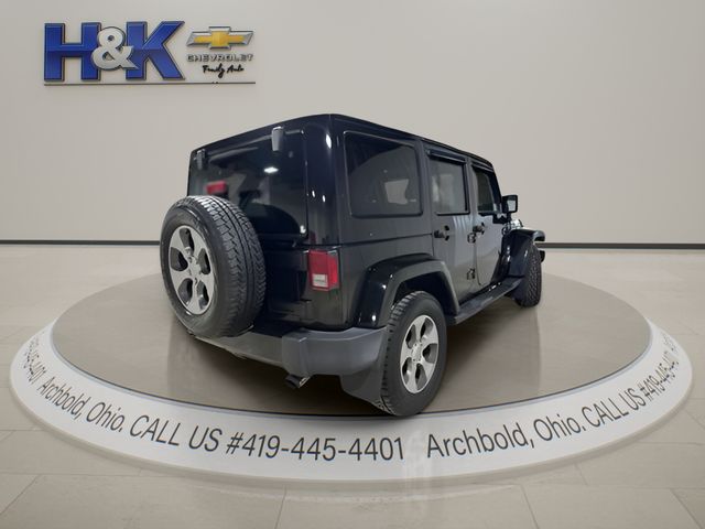 Used 2017 Jeep Wrangler Unlimited Sahara with VIN 1C4BJWEG5HL538041 for sale in Archbold, OH