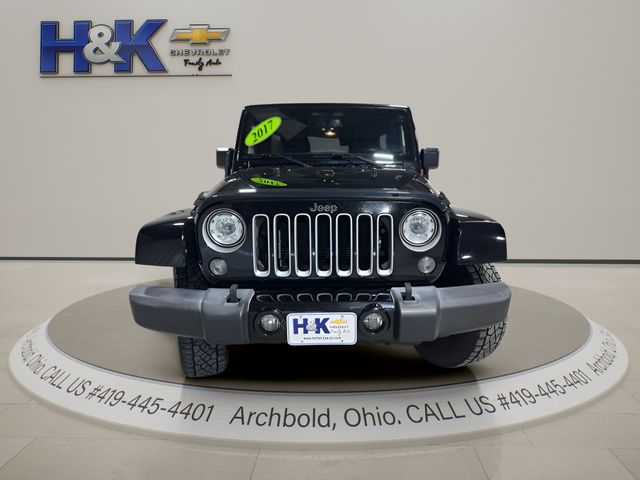 Used 2017 Jeep Wrangler Unlimited Sahara with VIN 1C4BJWEG5HL538041 for sale in Archbold, OH