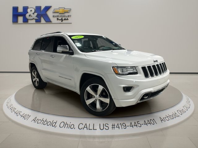 Used 2015 Jeep Grand Cherokee Overland with VIN 1C4RJFCG5FC721356 for sale in Archbold, OH