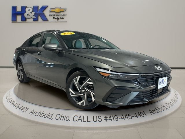 Used 2024 Hyundai Elantra Limited with VIN KMHLP4DG2RU724538 for sale in Archbold, OH