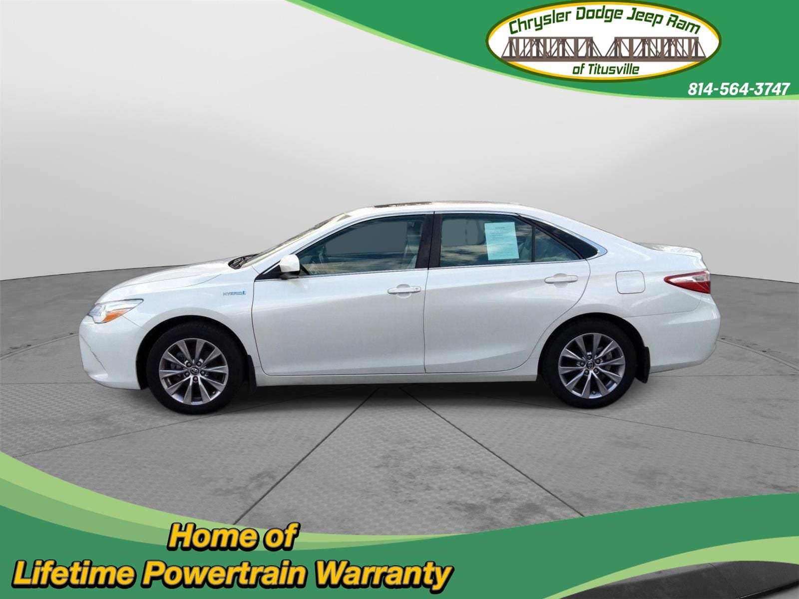 Used 2017 Toyota Camry XLE Hybrid with VIN 4T1BD1FK0HU217267 for sale in Titusville, PA