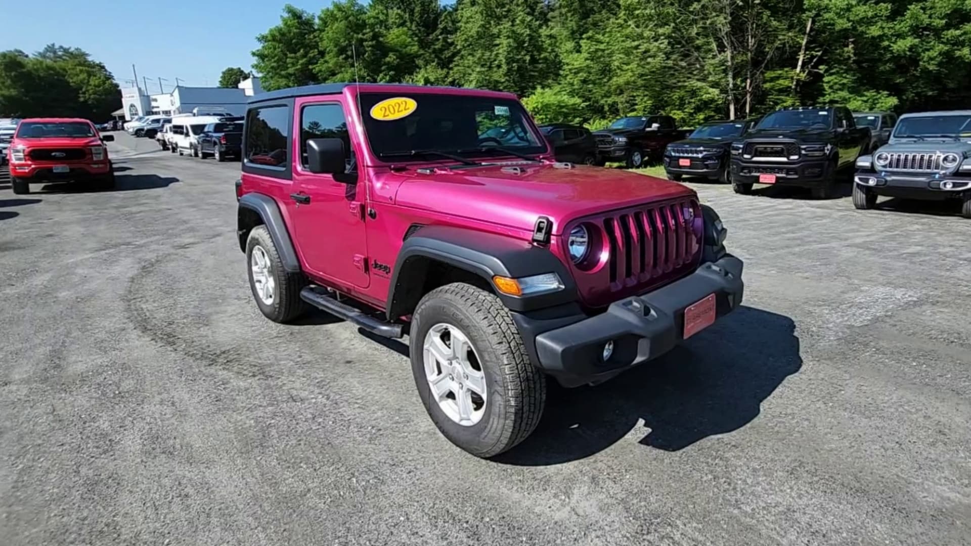 Used 2022 Jeep Wrangler Sport S with VIN 1C4GJXAN8NW152384 for sale in Claremont, NH