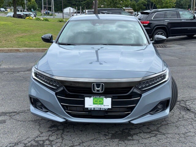 Certified 2021 Honda Accord Sport SE with VIN 1HGCV1F42MA114694 for sale in Clifton Park, NY