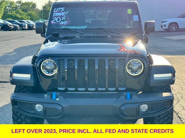 Used 2023 Jeep Wrangler 4xe Willys 4XE with VIN 1C4JJXN69PW624569 for sale in Clifton Park, NY