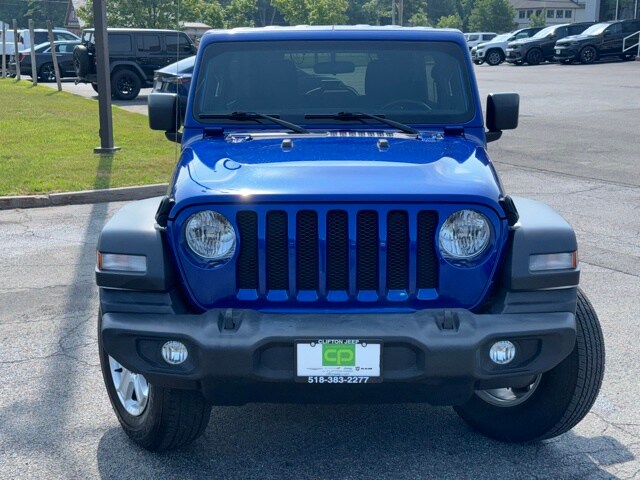 Certified 2020 Jeep Wrangler Unlimited Sport S with VIN 1C4HJXDN8LW136313 for sale in Clifton Park, NY