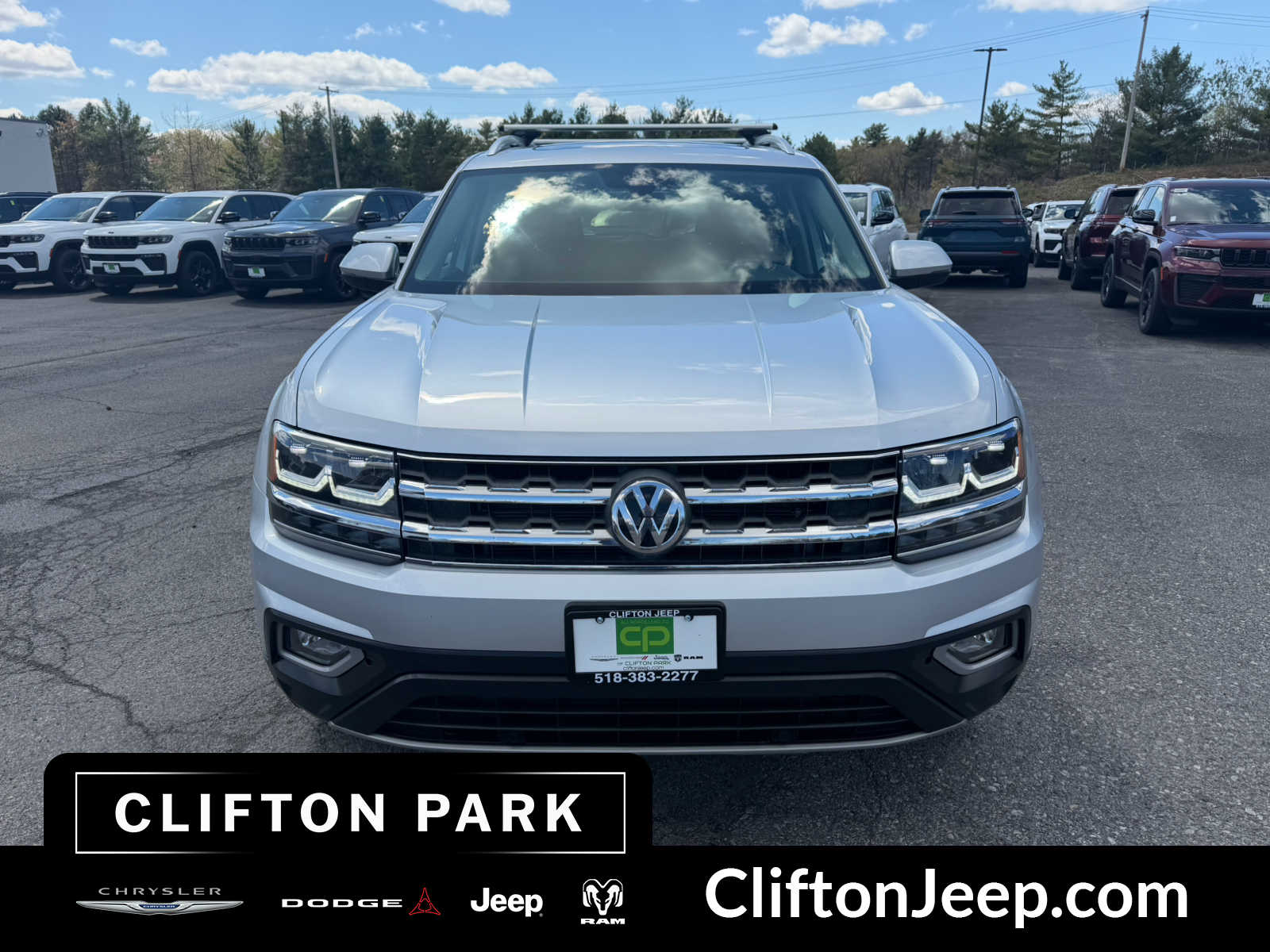 Used 2018 Volkswagen Atlas SEL with VIN 1V2MR2CA8JC585111 for sale in Clifton Park, NY