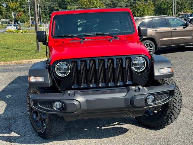 Certified 2021 Jeep Wrangler Unlimited Willys with VIN 1C4HJXDG3MW646264 for sale in Clifton Park, NY