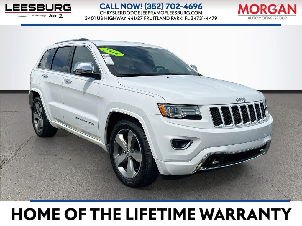 Certified 2016 Jeep Grand Cherokee Overland 4x4 SUV