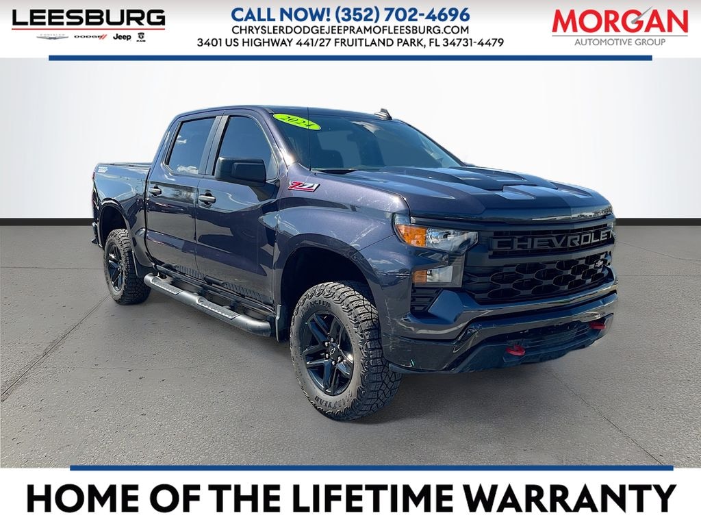 Used 2024 Chevrolet Silverado 1500 Custom Trail Boss Truck Crew Cab