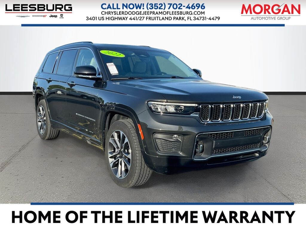Certified 2022 Jeep New Grand Cherokee Overland SUV