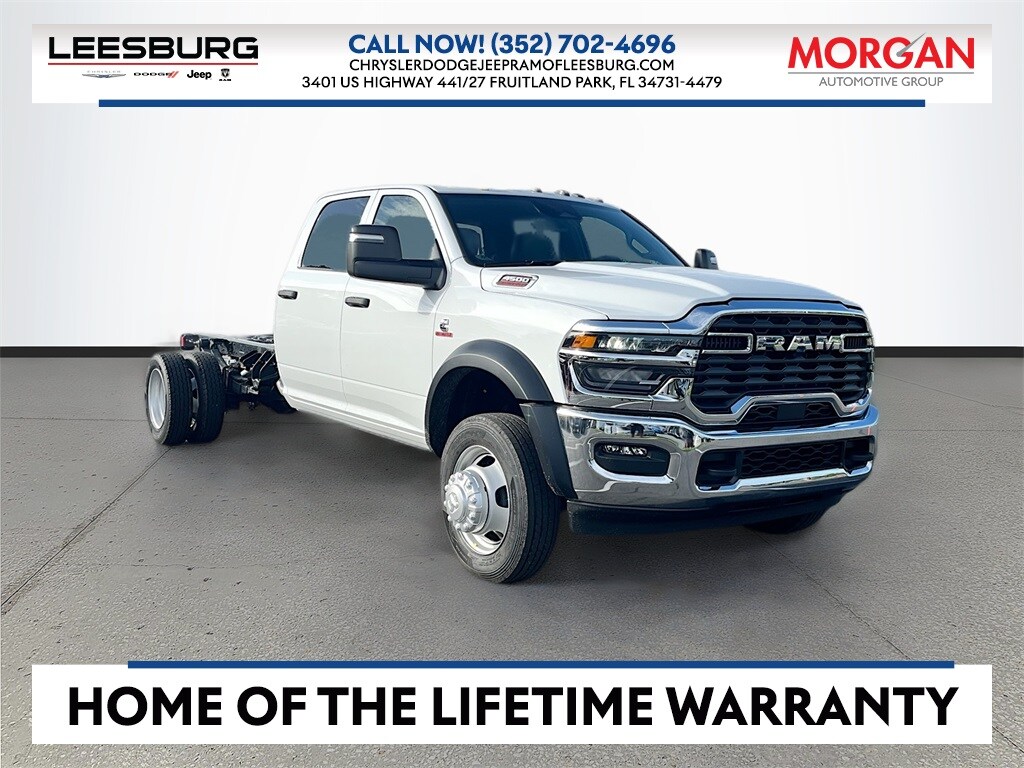 New 2025 Ram 4500 Chassis Cab 4500 TRADESMAN CHASSIS CREW CAB 4X4 84' CA Pickup