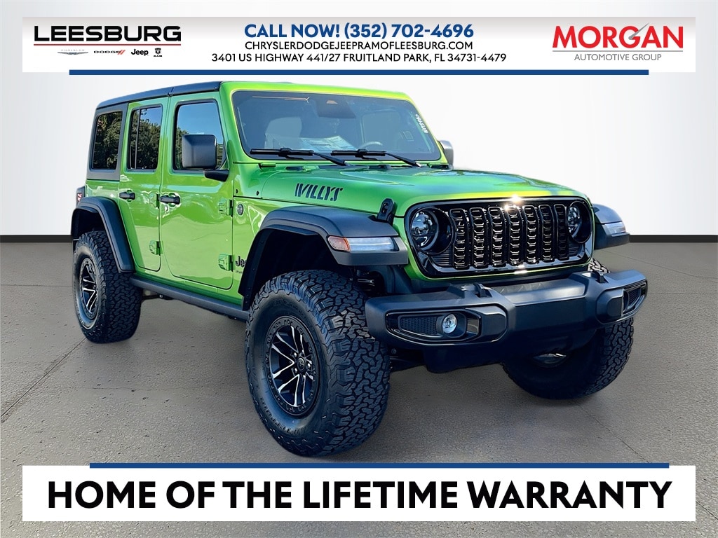 New 2026 Jeep Wrangler 4-DOOR WILLYS Sport Utility
