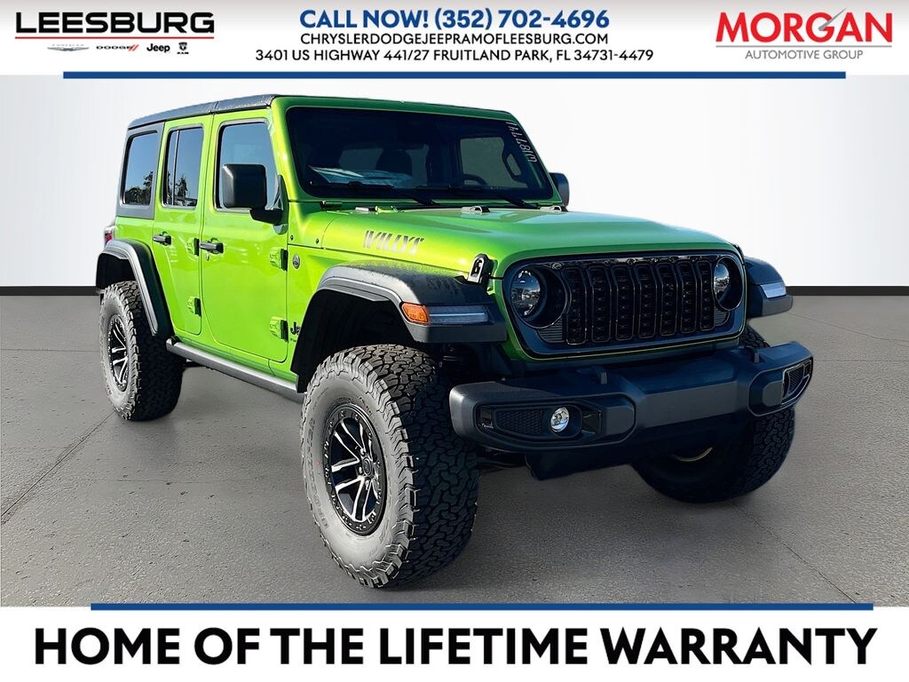 New 2026 Jeep Wrangler 4-DOOR WILLYS Sport Utility