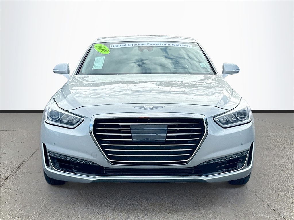 Used 2018 GENESIS G90 Premium with VIN KMHG34JA9JU038417 for sale in Fruitland Park, FL