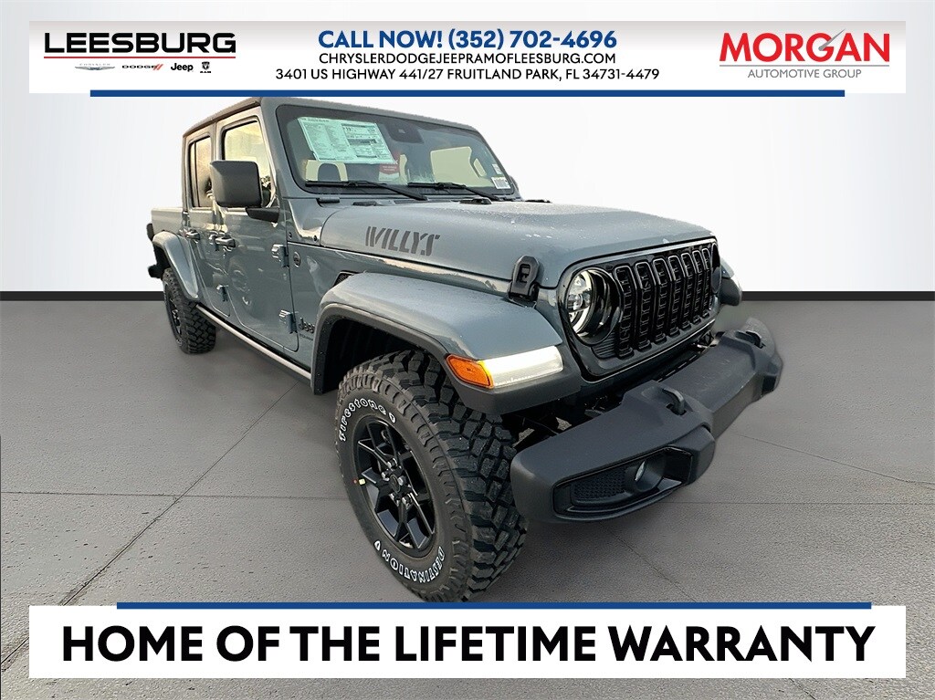 New 2024 Jeep Gladiator WILLYS 4X4 For Sale Fruitland Park FL