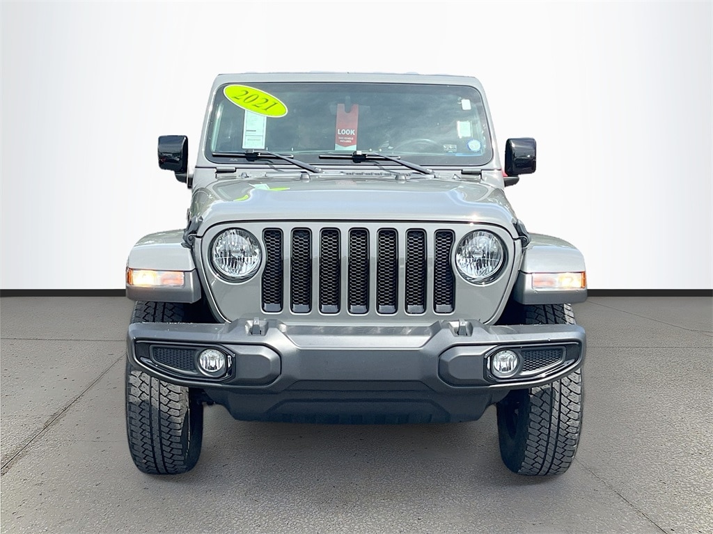 Certified 2021 Jeep Wrangler Unlimited Sahara Altitude with VIN 1C4HJXENXMW669411 for sale in Fruitland Park, FL