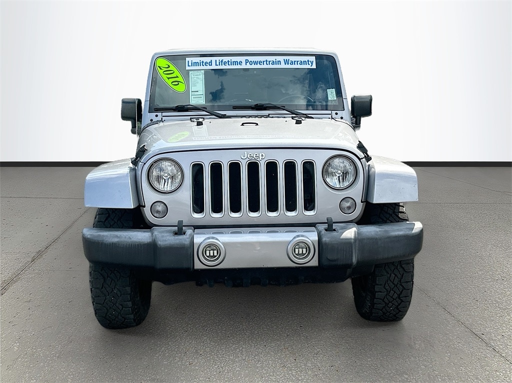 Certified 2016 Jeep Wrangler Unlimited Sahara with VIN 1C4BJWEG1GL231996 for sale in Fruitland Park, FL