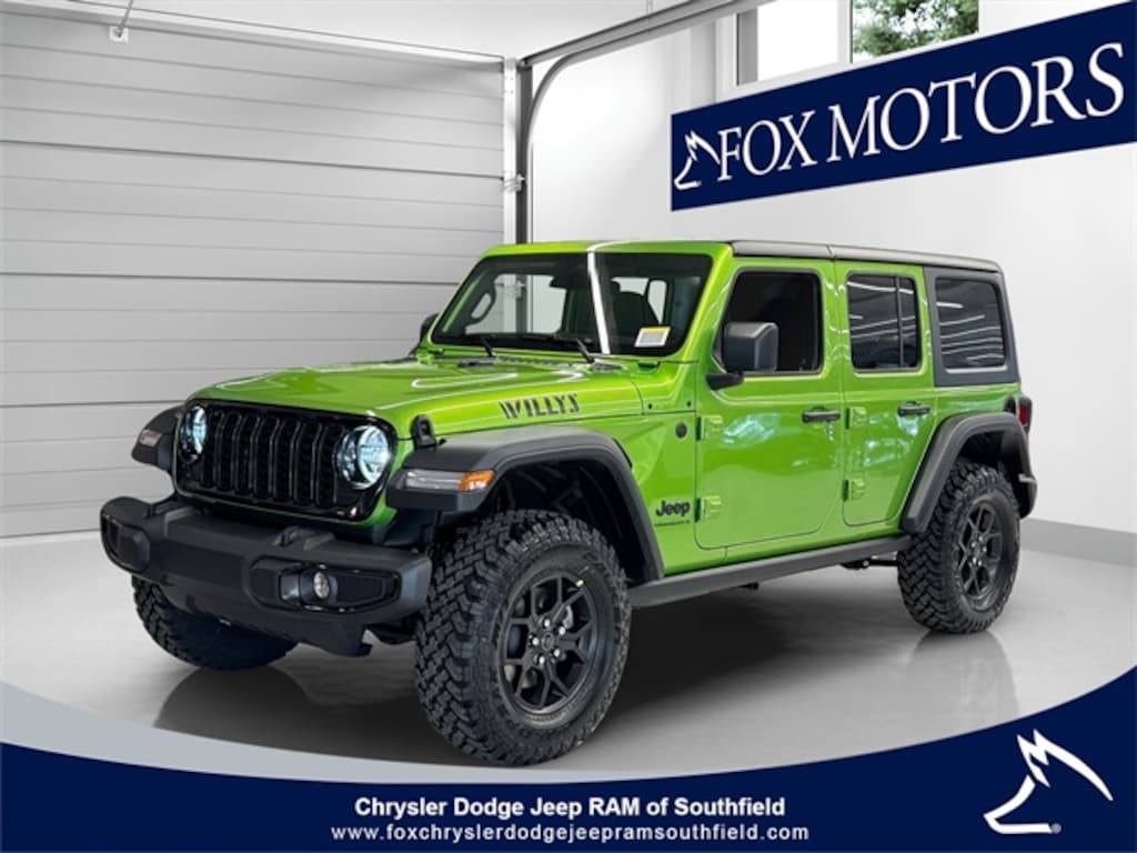 New 2026 Jeep Wrangler 4-DOOR WILLYS Sport Utility